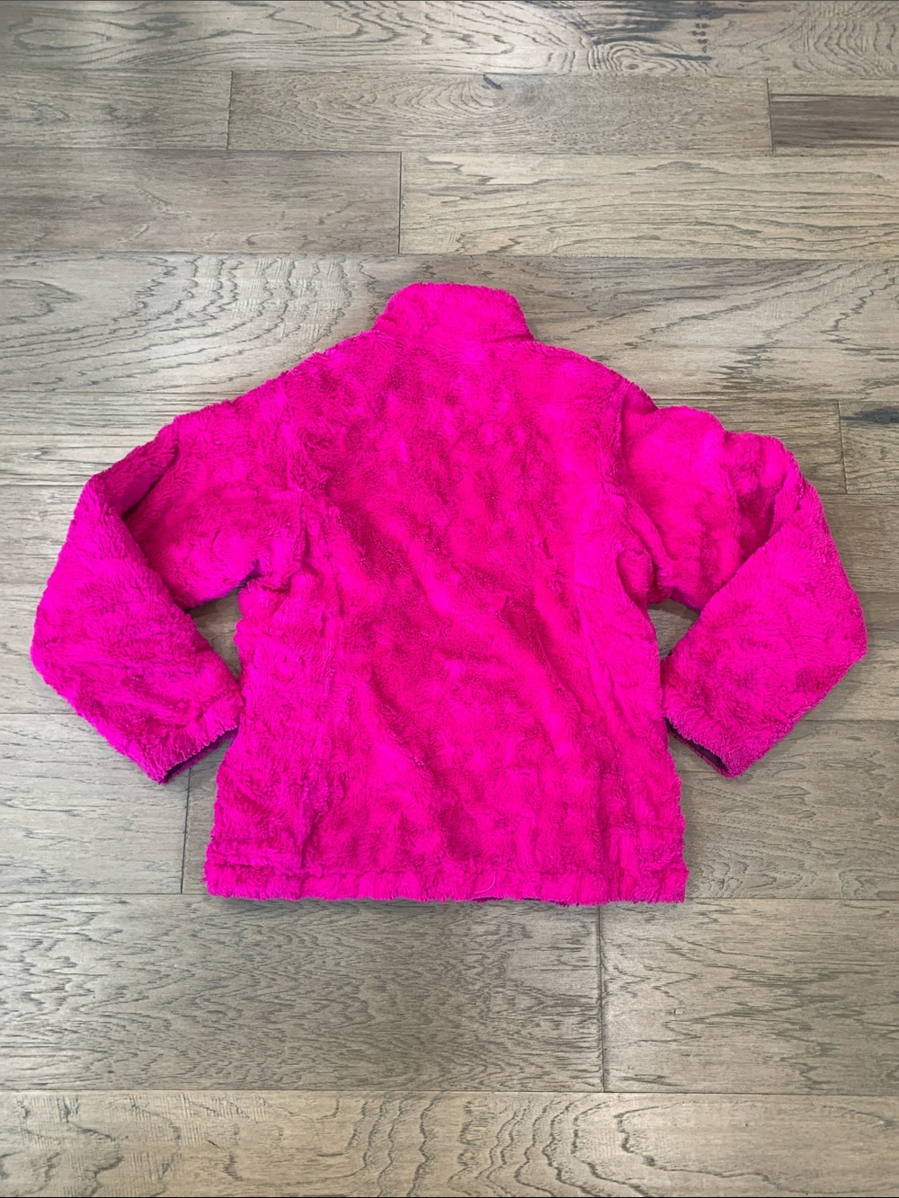 The North Face Reversible Mossbud Purple Pink Fleece Size M (10/12) - Picture 7 of 12